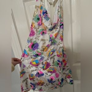 Pretty scoop neck/long tie dress- bought from Hello Molly (never worn)